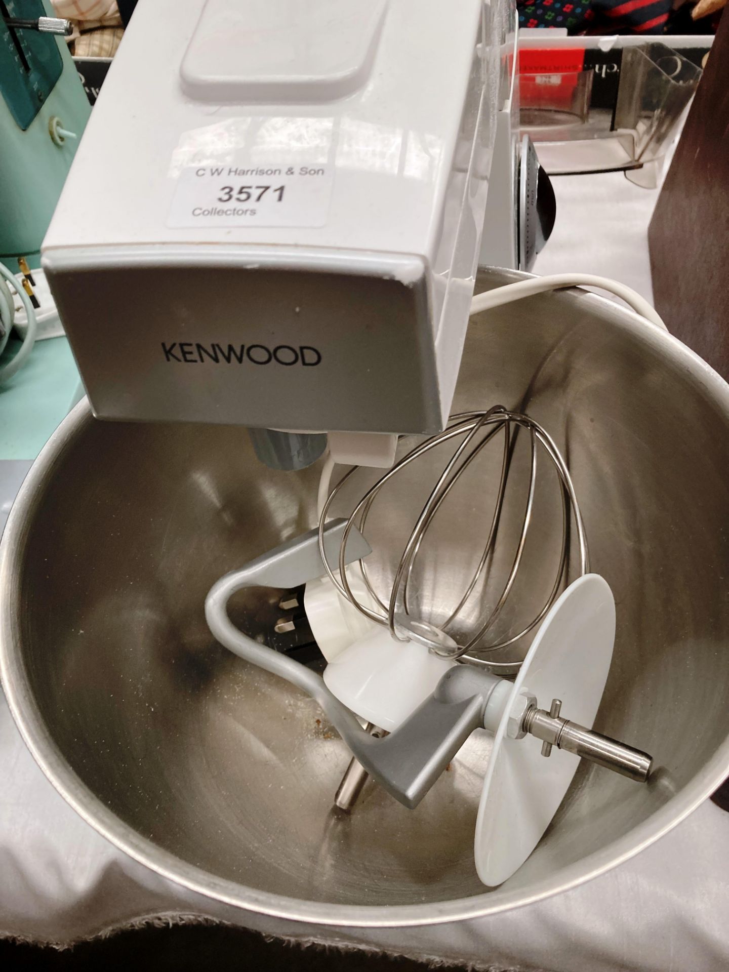 A Kenwood Chef KM300 domestic table top mixer complete with bowl. - Image 2 of 3