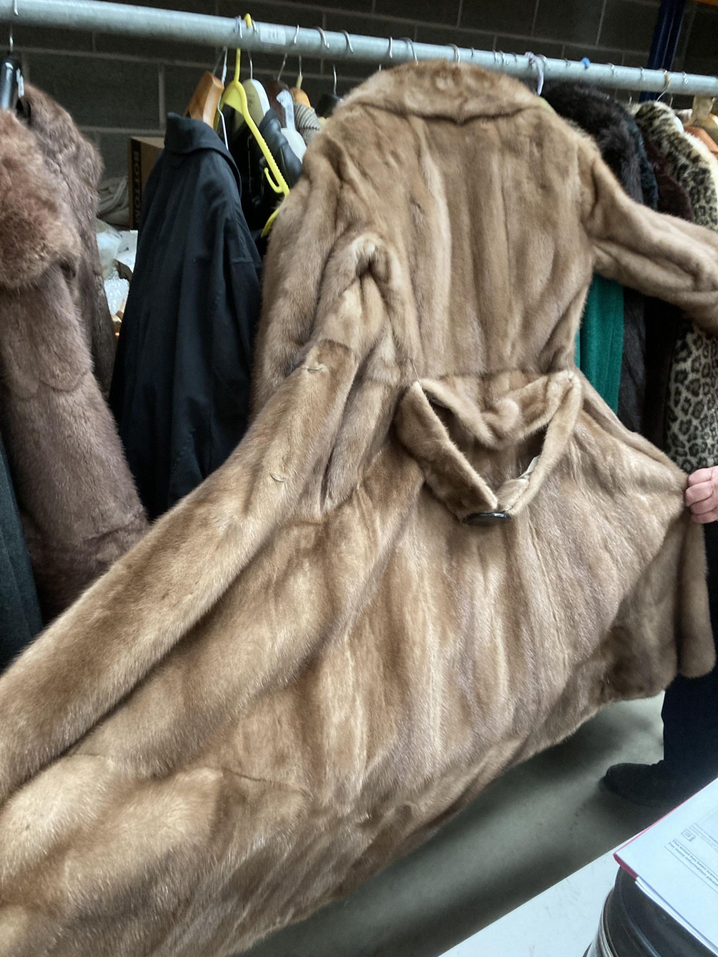 M McNichol lady's long brown fur coat, - Image 6 of 7