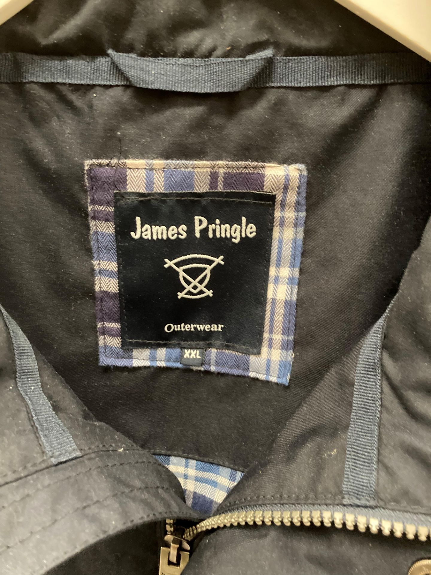 A James Pringle Outerwear dark blue jacket, - Image 2 of 2