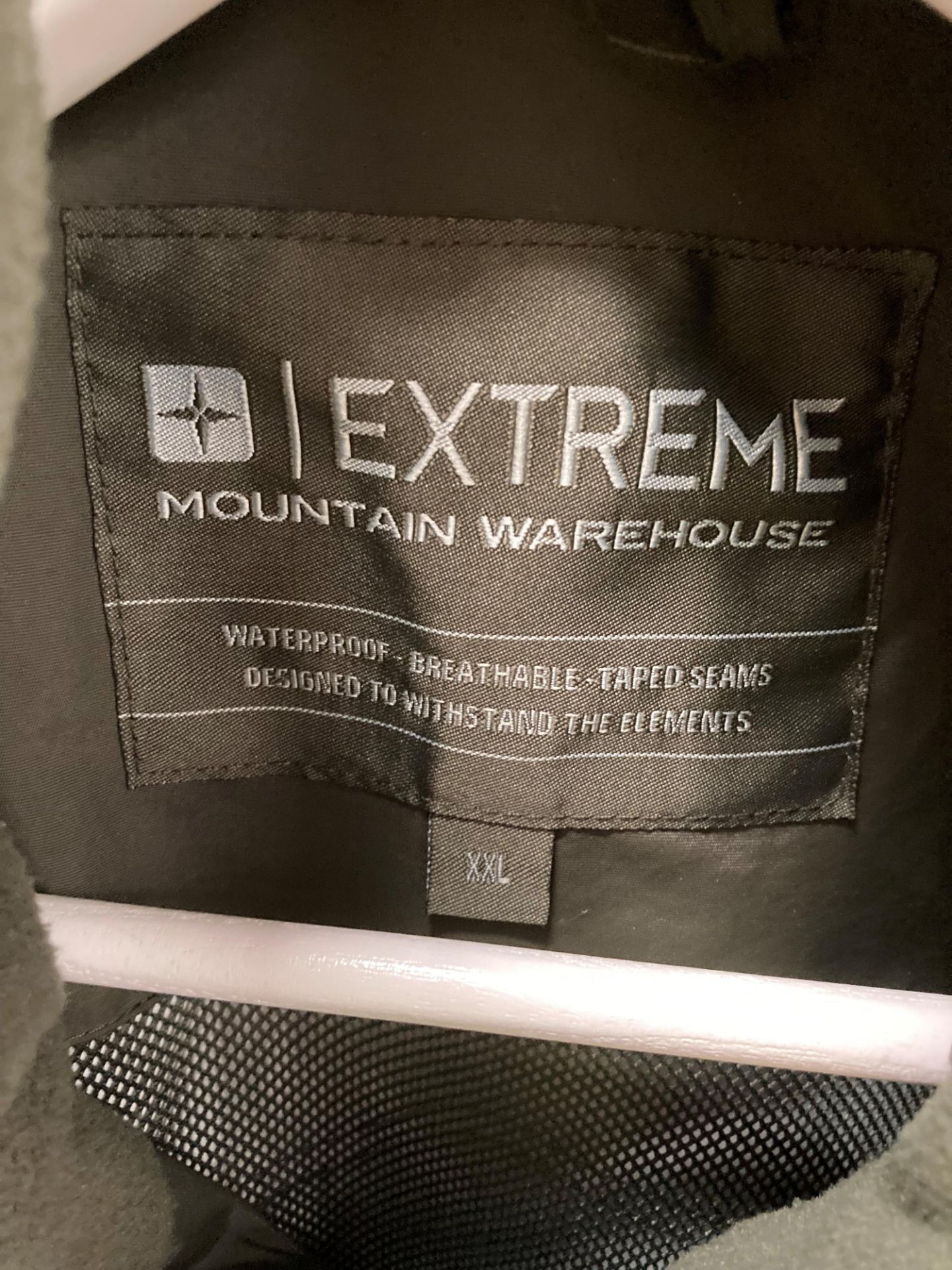 An Extreme by Mountain Warehouse Isodry 10,000 dark green waterproof jacket, - Image 2 of 2