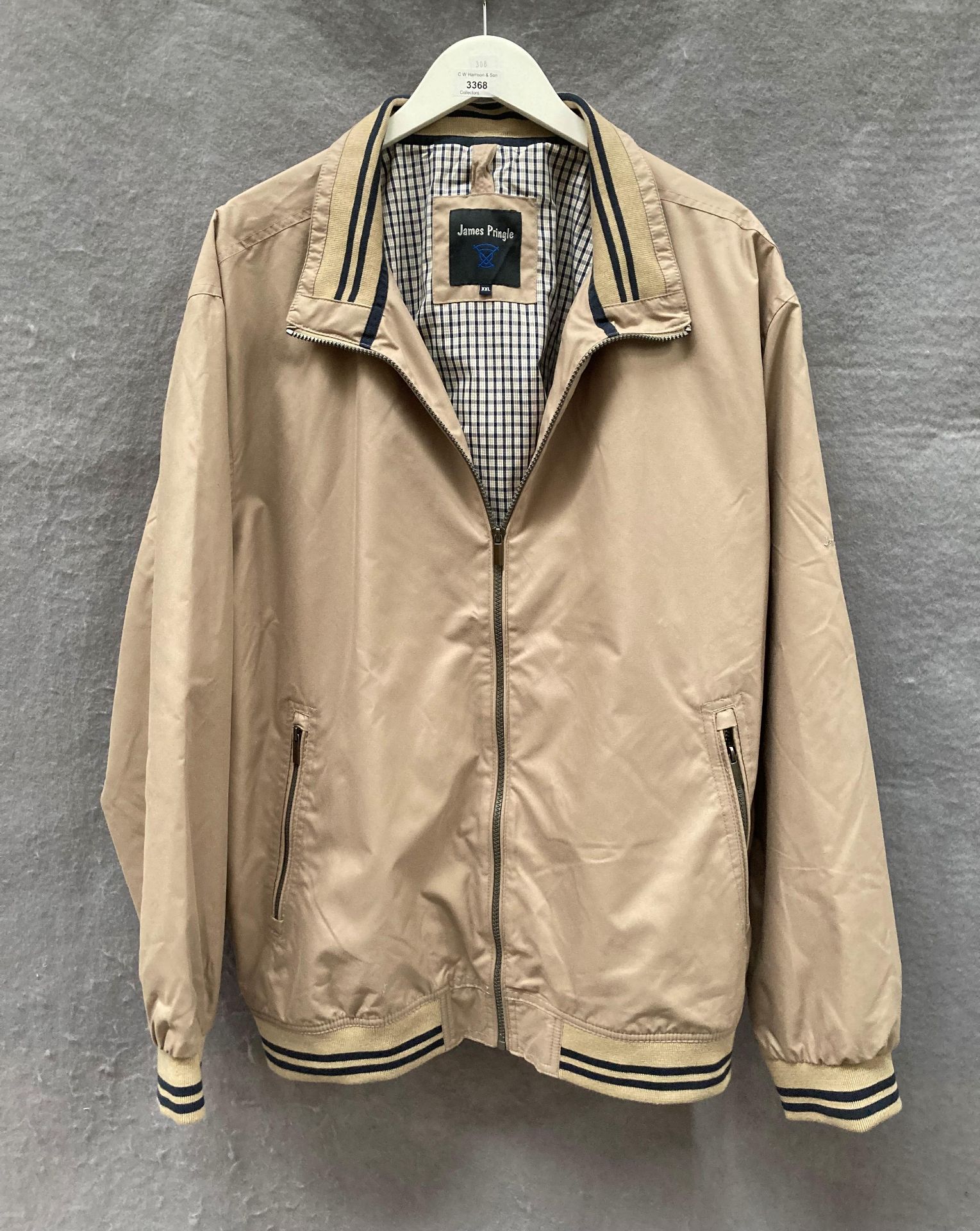 A James Pringle gentleman's beige leisure jacket,