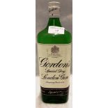 A one litre bottle of Gordons Special Dry London Gin (37.