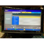 A Panasonic Viera DV3 digital TX-L26X10B 26" LCD TV complete with remote control and manual