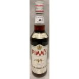 Two 1 litre bottles of Pimms No 1 and a 70cl bottle of Pimms No 1 (all 25% volume) (3)