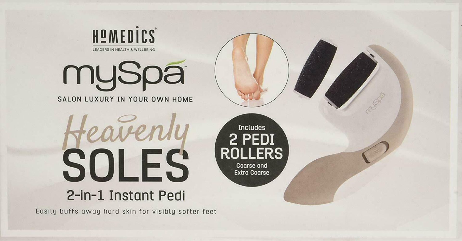 6 x Homedics My Spa Heavenly Soles 2 in 1 Pedi