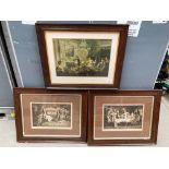 Two framed prints by John. A.