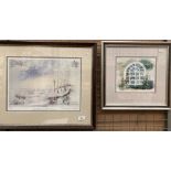 Granville D Clarke - Silkstone images in Winter - Limited Edition framed print No.