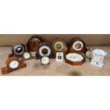 A collection of twelve various mantel,
