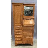 AN EARLY 20TH CENTURY FREESTANDING DENTAL CABINET possibly by Harvard Co.