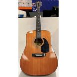 A Guvnor GA10 six string acoustic guitar, total length 103cm,