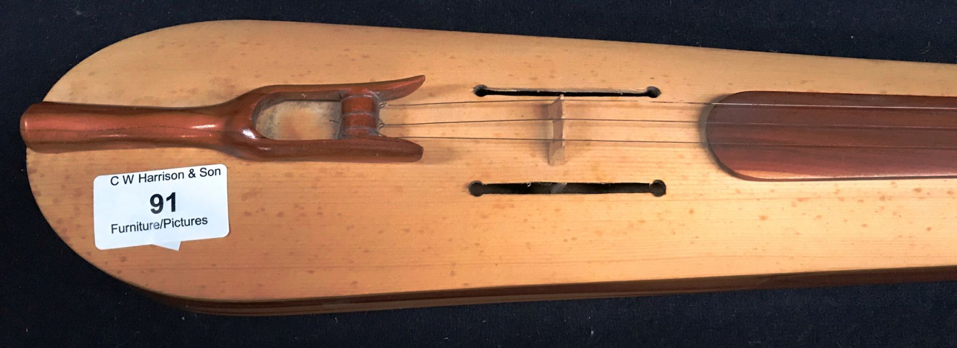 A Greek musical instrument - Pontian Lyre 50cm long - Image 2 of 3