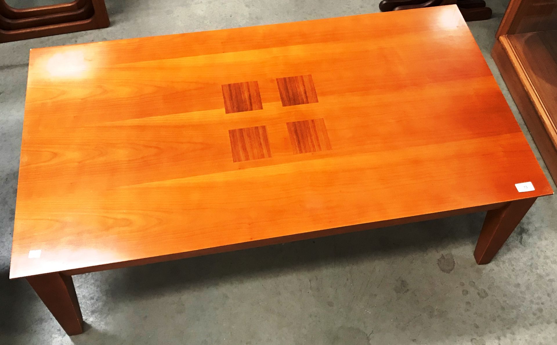 A 2003 medium wood finish coffee table 112 x 60cm - Image 2 of 2