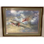 Frank Wooton 'Last Combat of the Red Baron' Limited Edition framed print, signed,