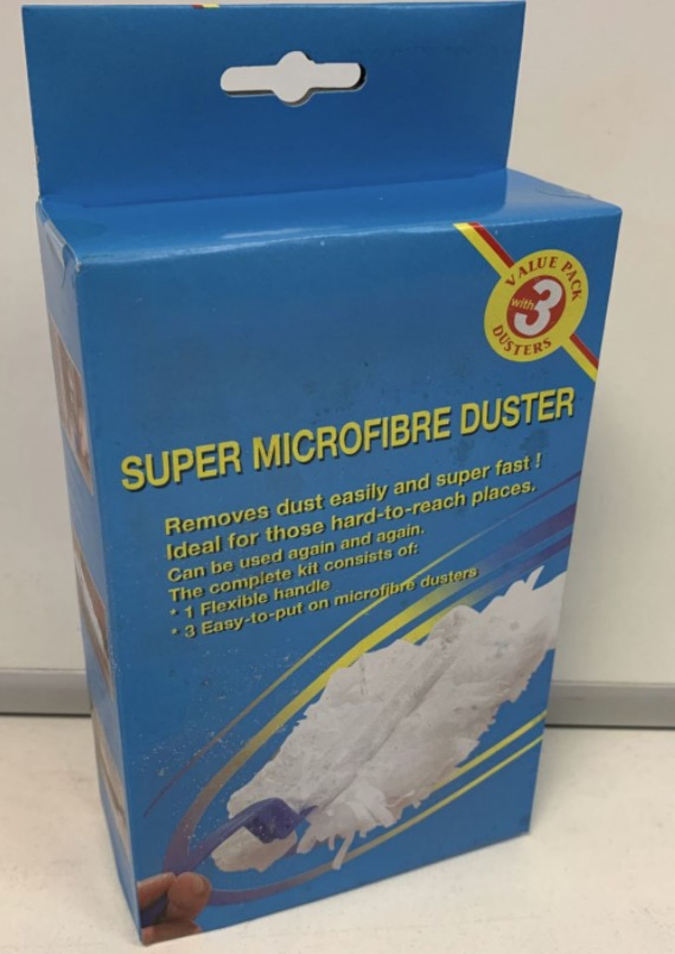 12 x Super Microfibre Duster with 3 Dusters RRP 4.