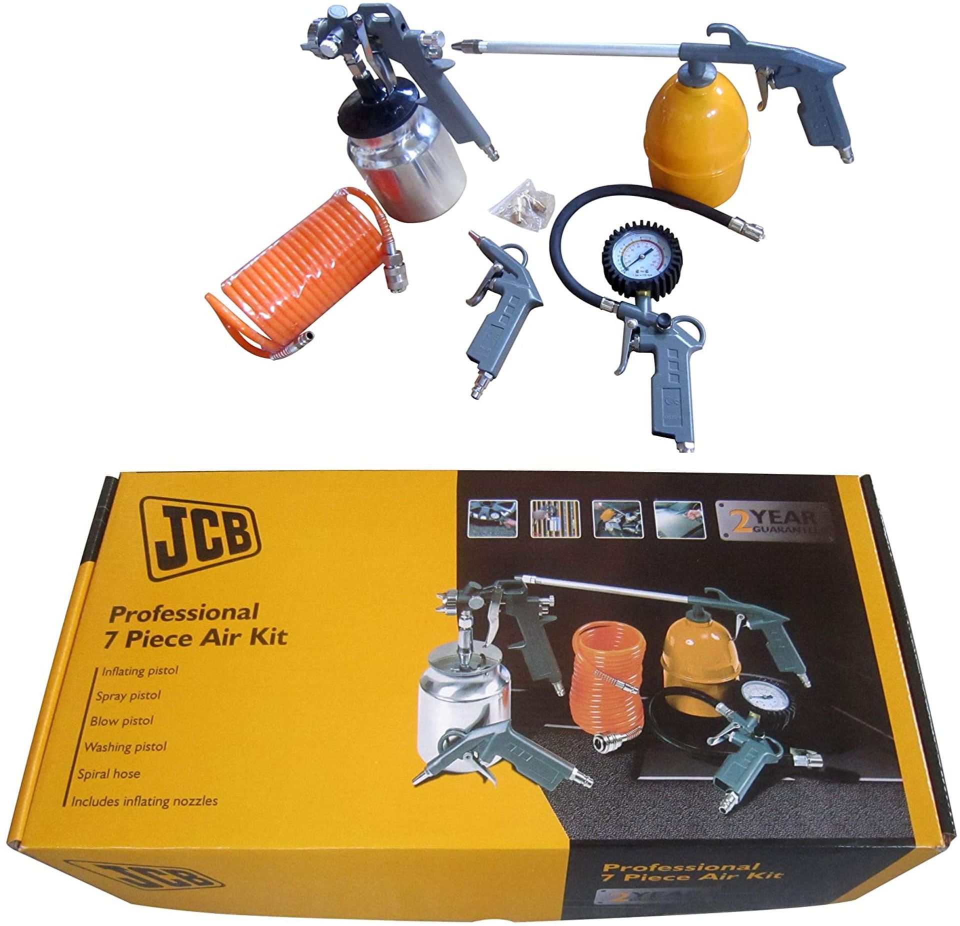 Brand New JCB Professional 7 Piece Air Kit - RRP 45.