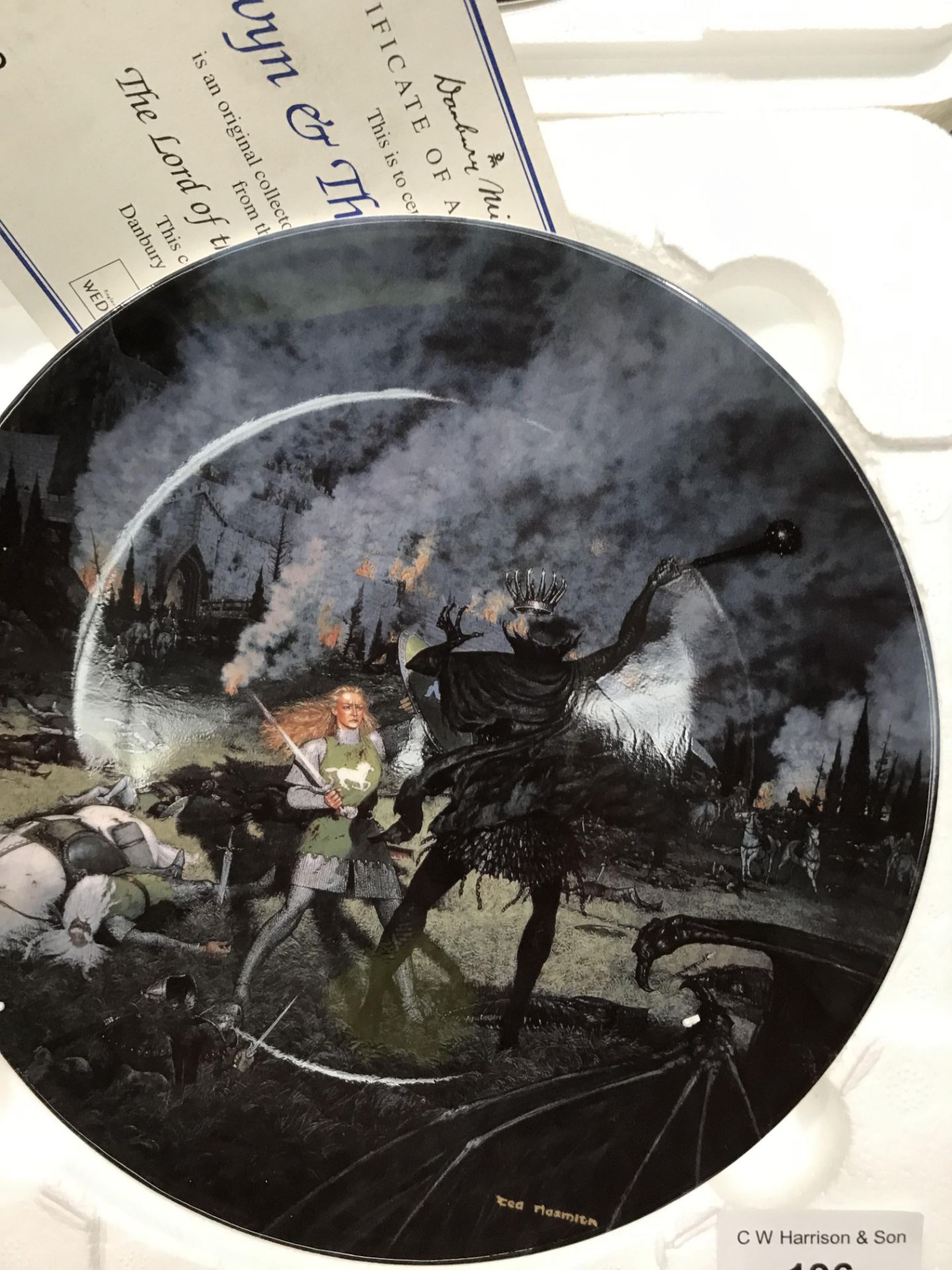 Six Wedgwood The Lord of The Rings Plates Series II - Image 3 of 3