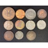 Collection of medallions - inc Churchill medal
