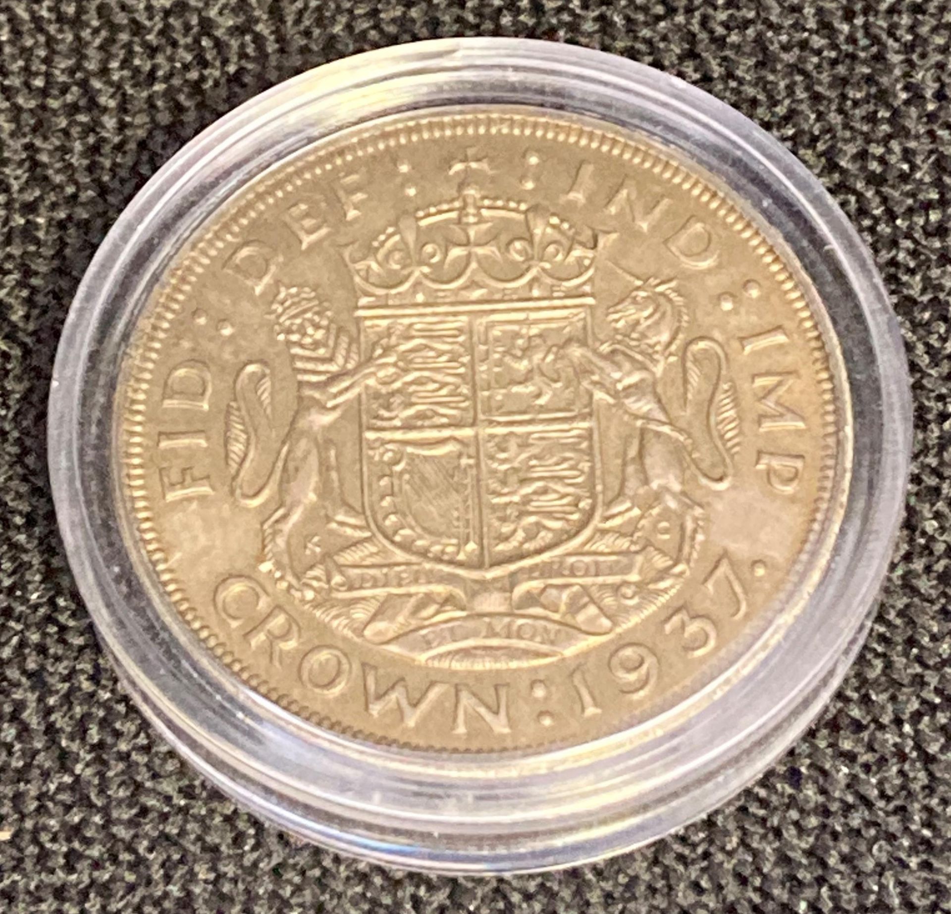 1937 George VI Crown coin - Image 2 of 2