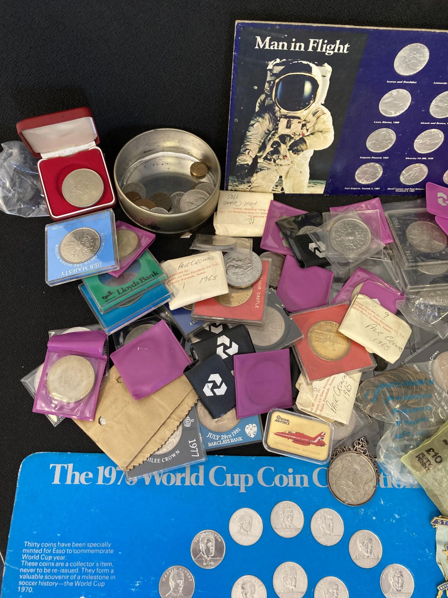 Collection of Crowns and other coins - Image 2 of 3