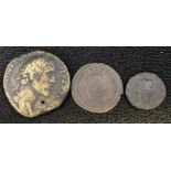 Collection of three Roman Coins