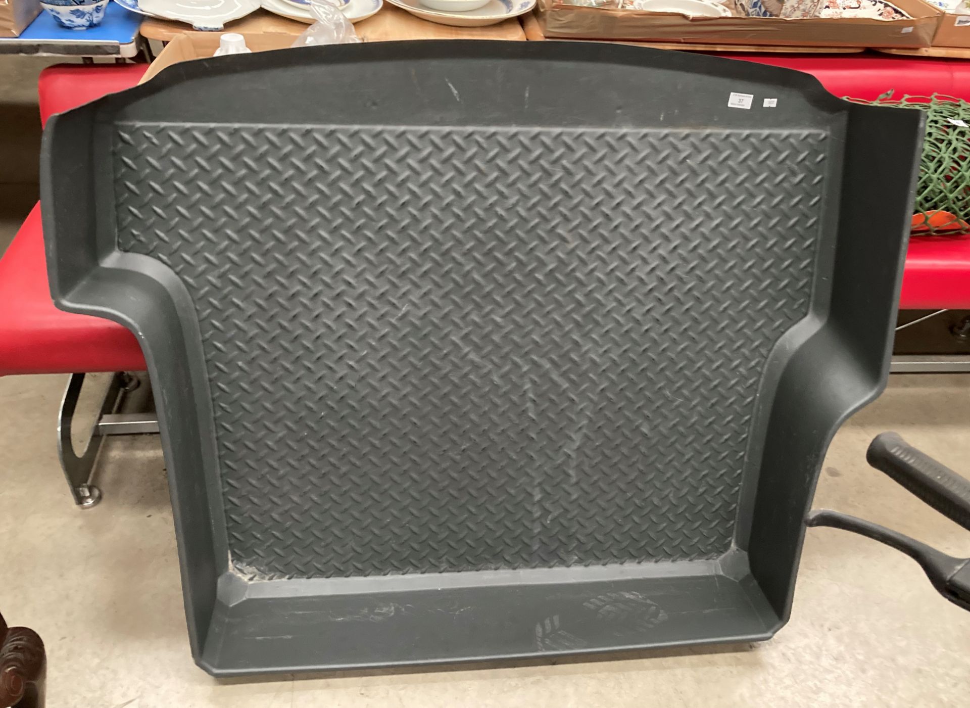 A Volkswagen/Audi heavy duty boot load liner approximately 46cm wide x 39cm long