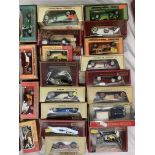 Twenty assorted Matchbox Models of Yesteryear boxed vehicles, Spyker, Cadillac, Rolls Royce,