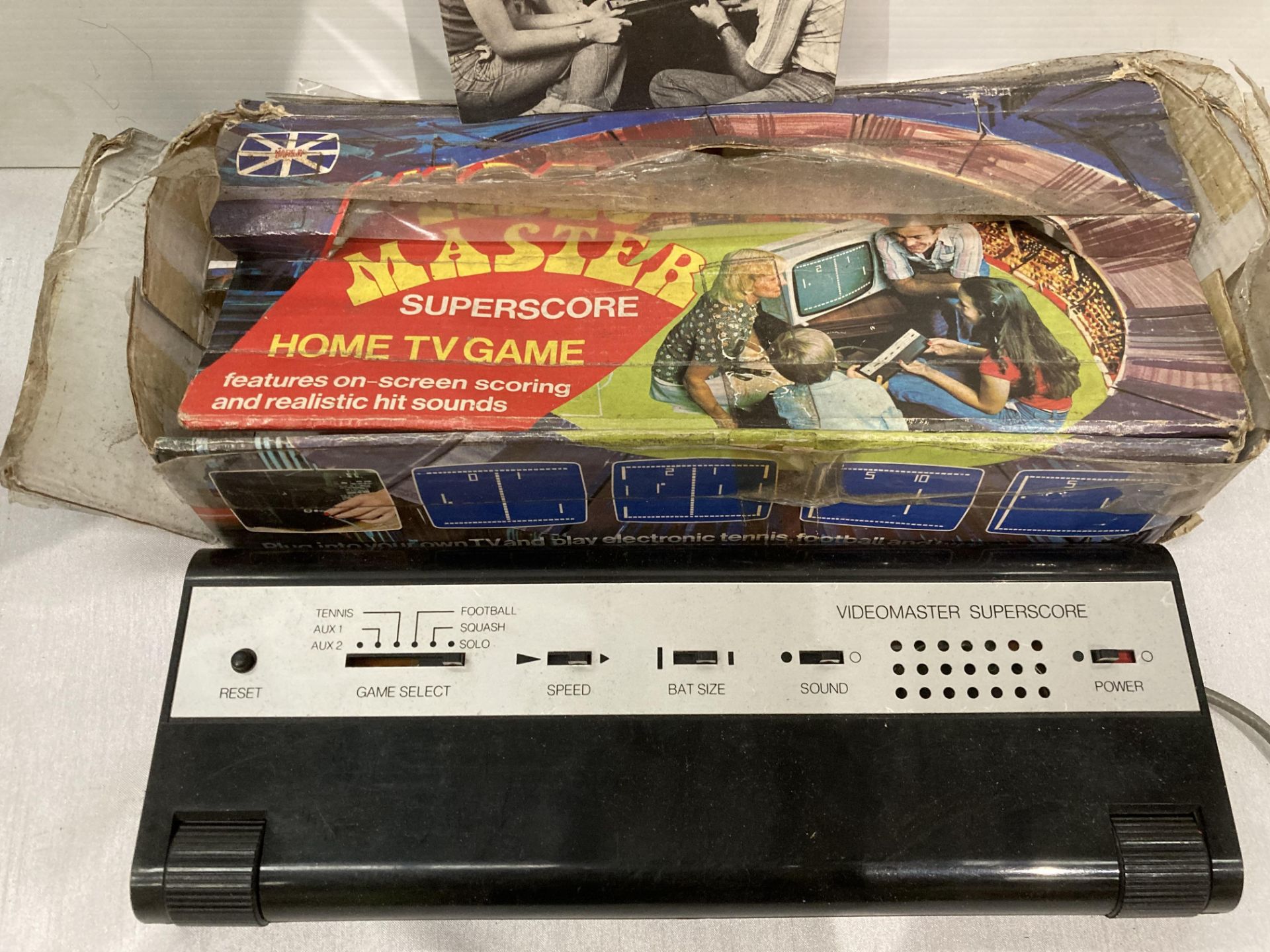 Video Master Superscore Home TV Game System (box damaged) complete with instruction booklet - Image 2 of 2