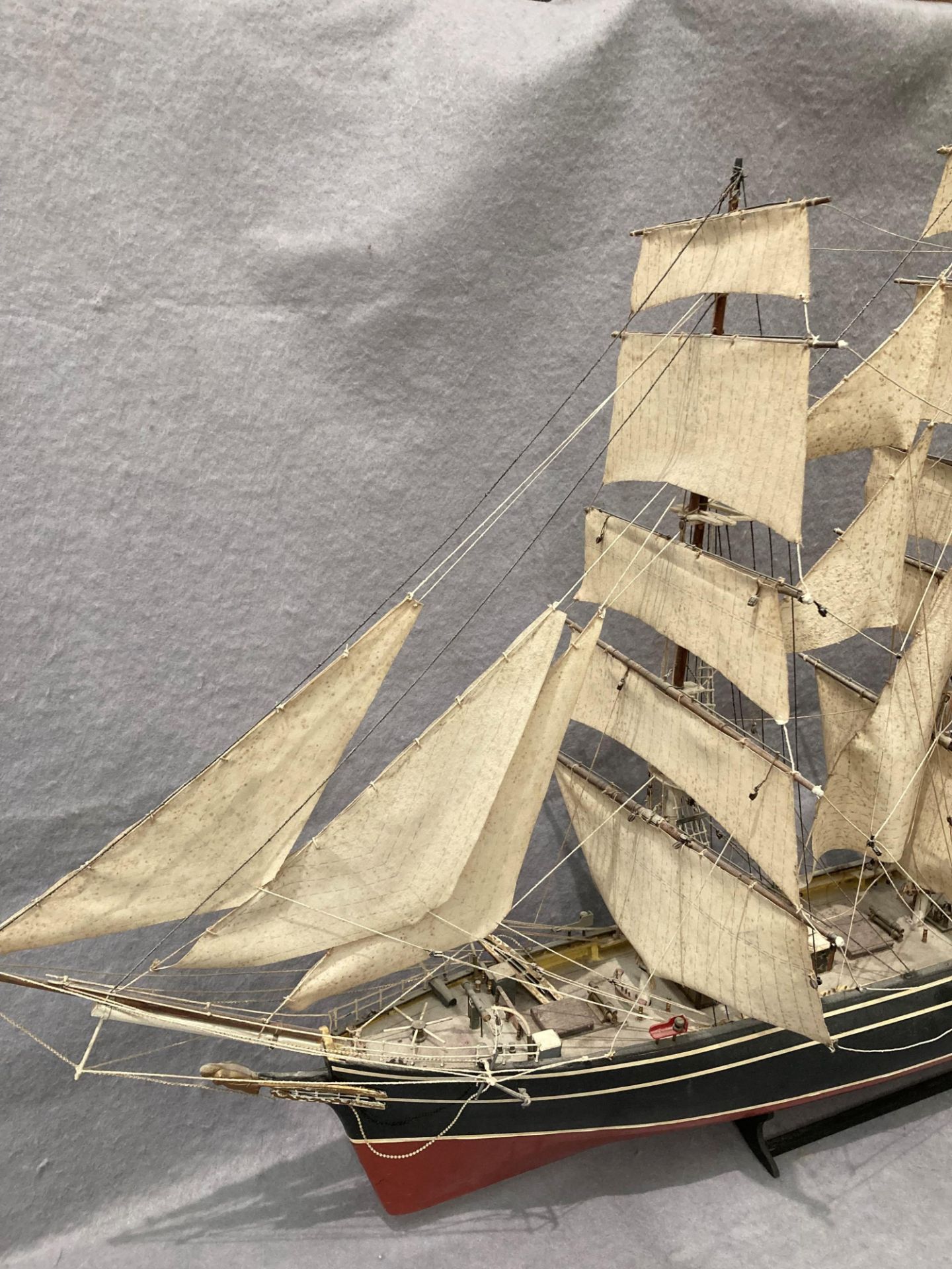 'Cutty Sark', large wooden model ship, - Image 2 of 4