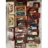 Twenty assorted Matchbox Models of Yesteryear boxed vehicles, BMW 507, AC Mack van,