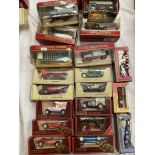 Twenty assorted Matchbox Models of Yesteryear boxed vehicles, Bugatti Type ST, Ferrari Dino 246/V12,