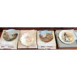 A Wedgwood collectors plate 'Street Seller of Fried Fish' complete with certificate and box,