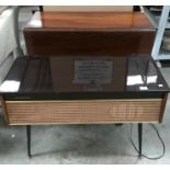 An Alba Challenge model C206 radiogram in lacquered mahogany case, 90cm,