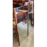Two teak framed dressing table mirrors each approx 50 x 120cm