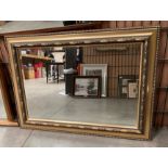 Large gilt framed wall mirror 78 x 108cm