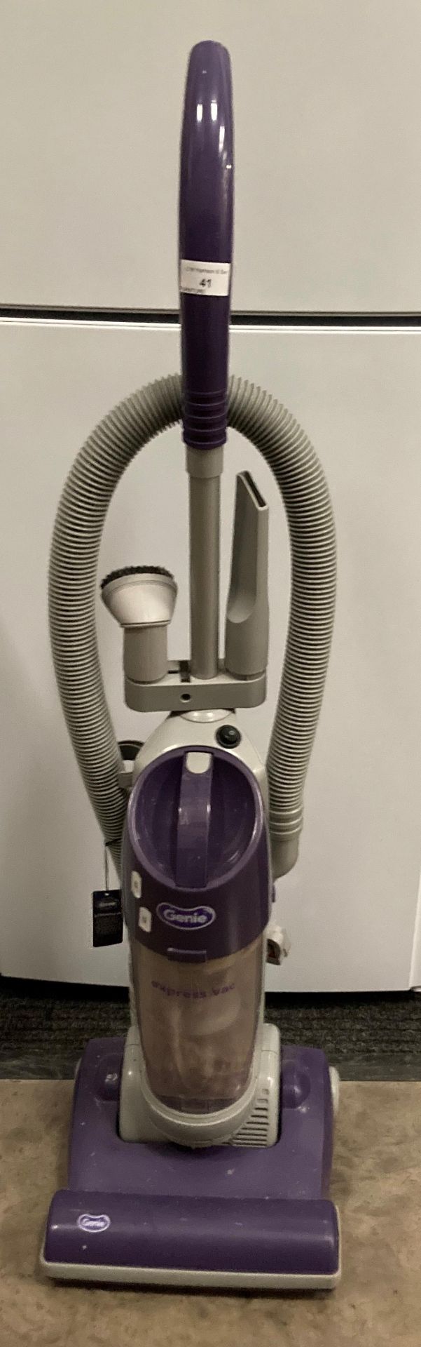 A Genie upright express vacuum cleaner