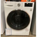 An LG Inverter Direct Drive 9kg automatic washing machine