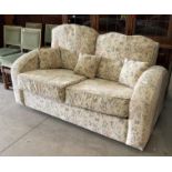 A HSL two seater bed settee with matching upholstery to lot 57 Further Information