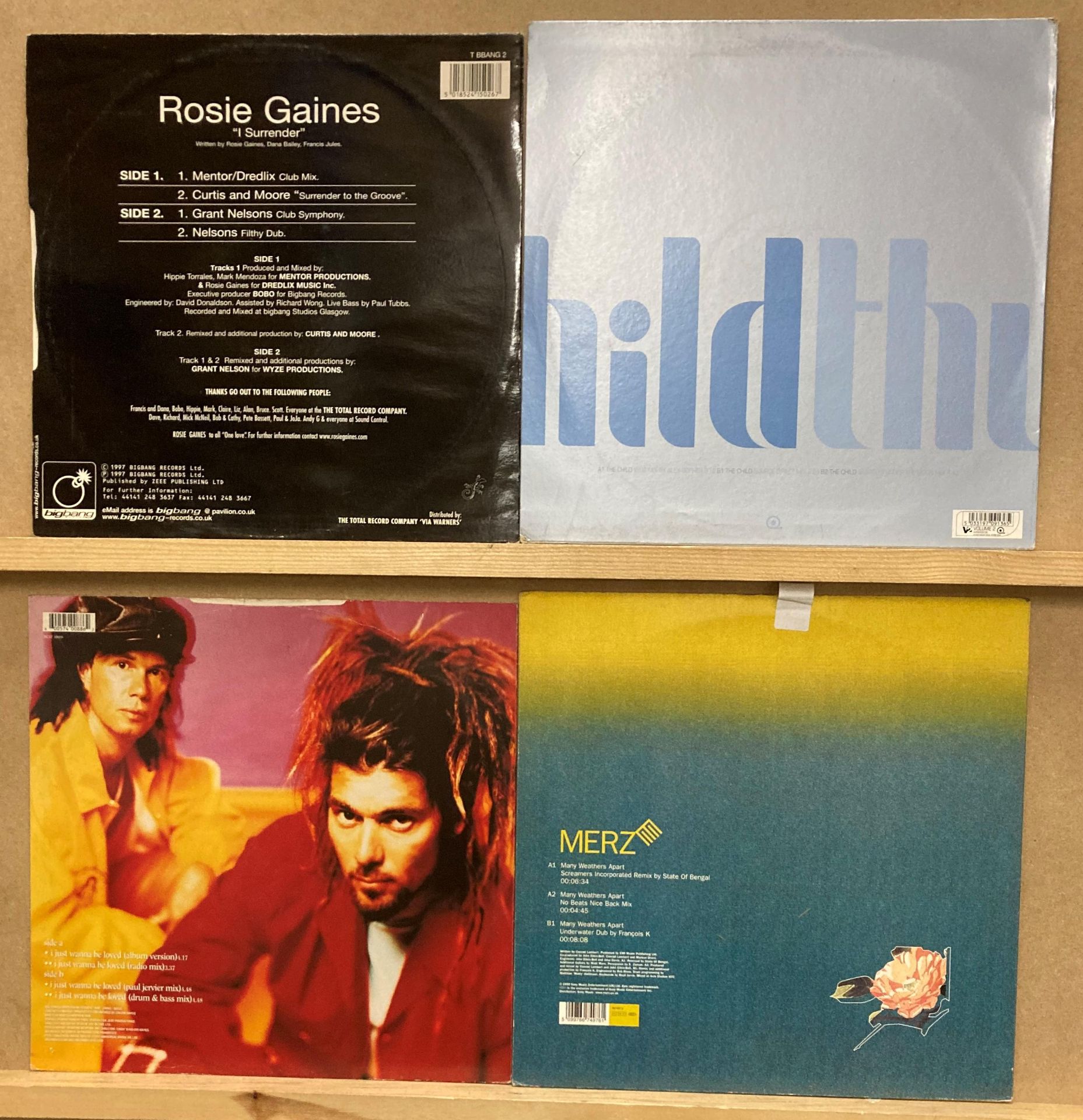 4 X 12” Vinyl - 1 X Rosie Gaines Surrender, 1 X Alex Gopher The Child, - Image 2 of 2