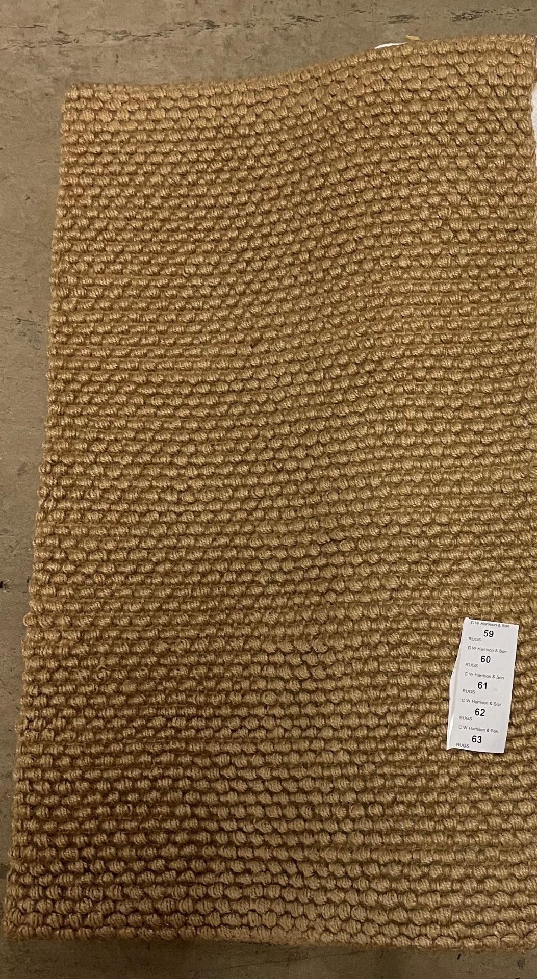 18 x Natural Jute mats 45 x 75cm (3 x packs of 6)