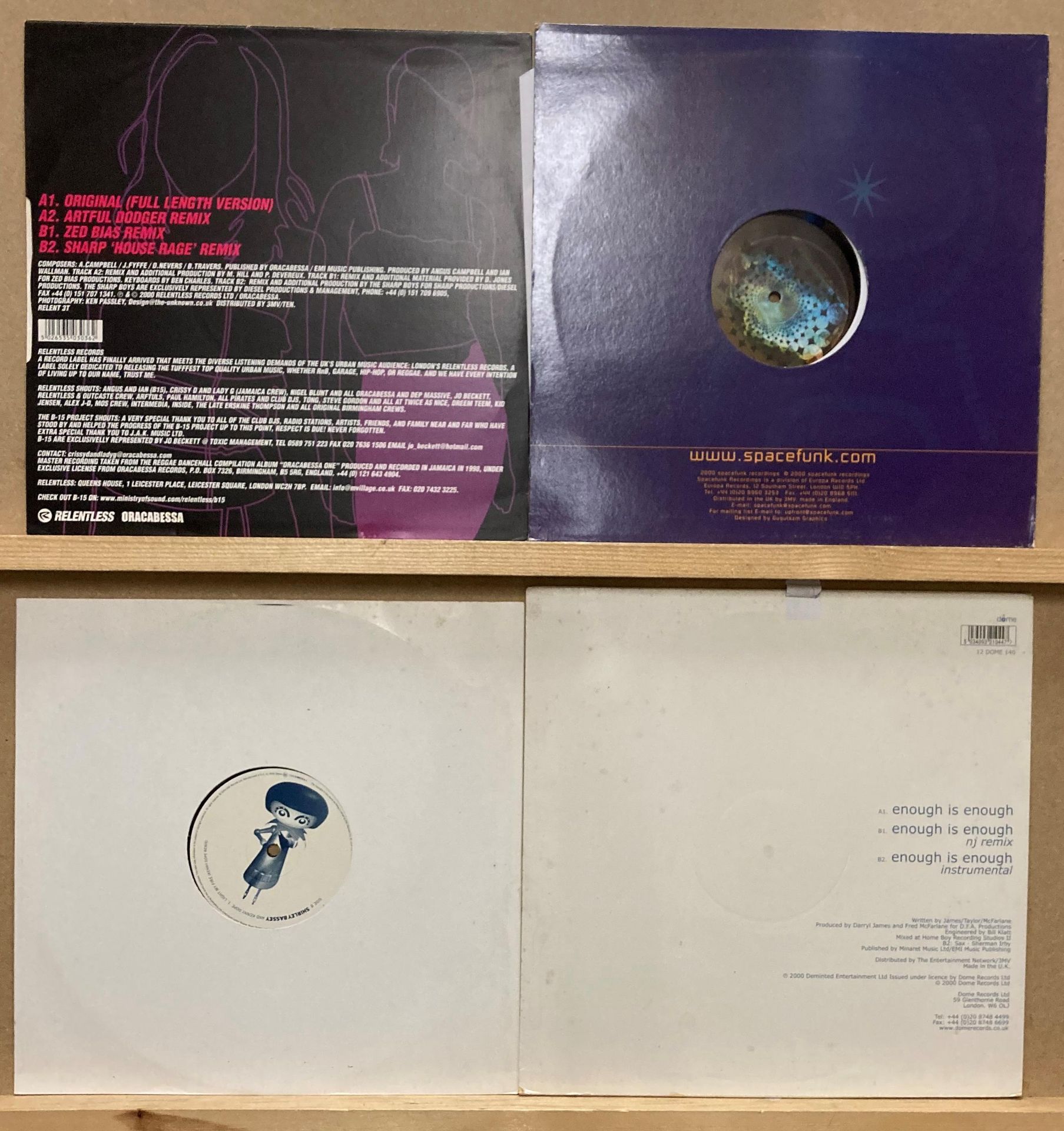 4 X 12” Vinyl - 1 X Girls Like Us B-15 Project, 1 x Spacefunk The Biffters, - Image 2 of 2