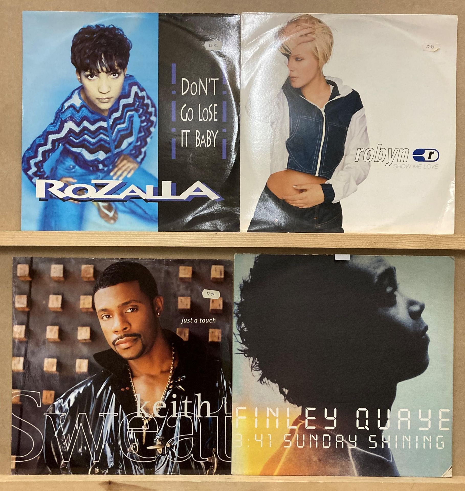 4 X 12” Vinyl - 1 X Rozalla Don’t Go Lose It Baby, 1 X Keith Sweat Just A Touch,