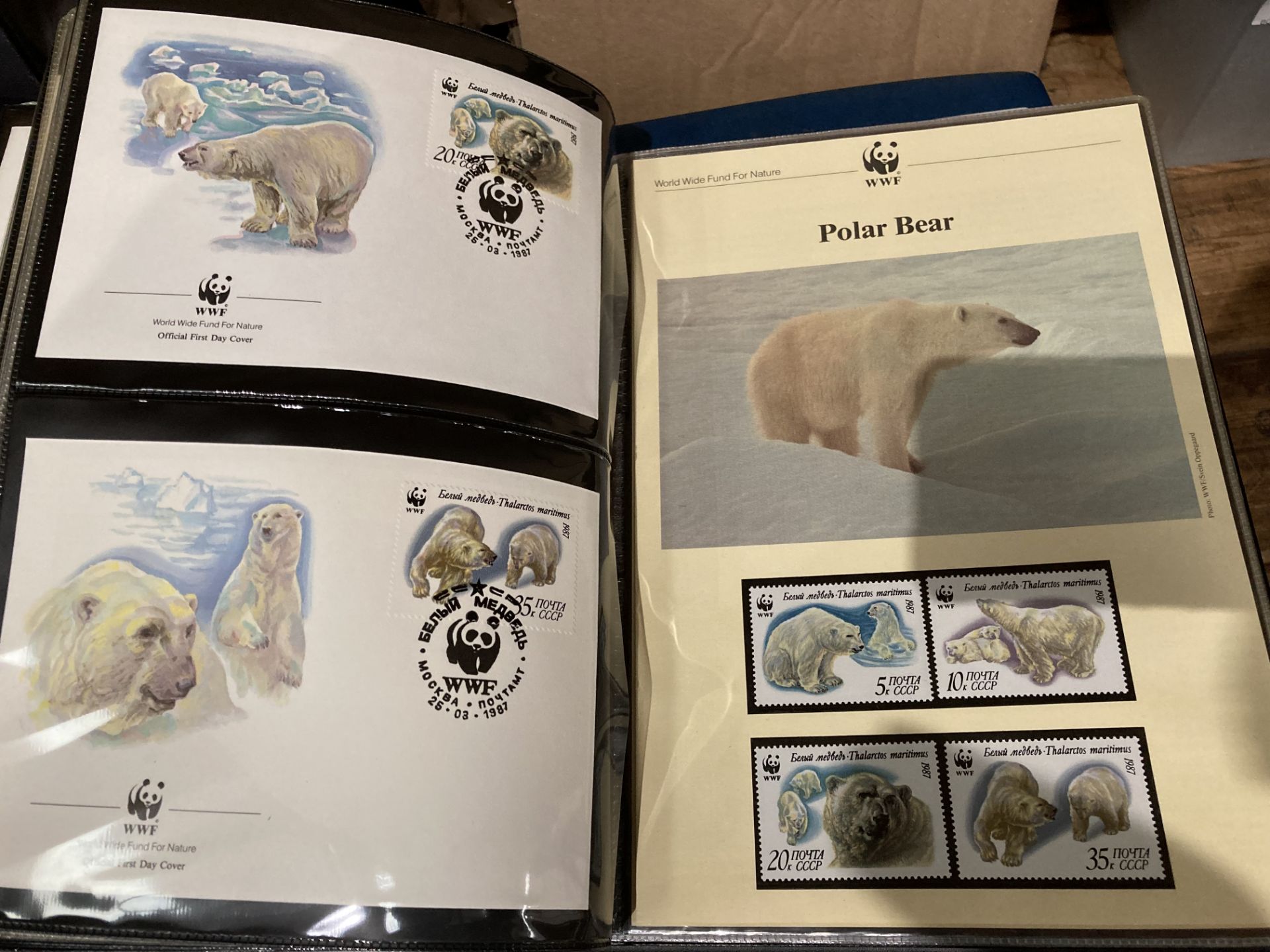 Seven albums of World Wide Fund for Nature first day cover stamps - Image 3 of 6