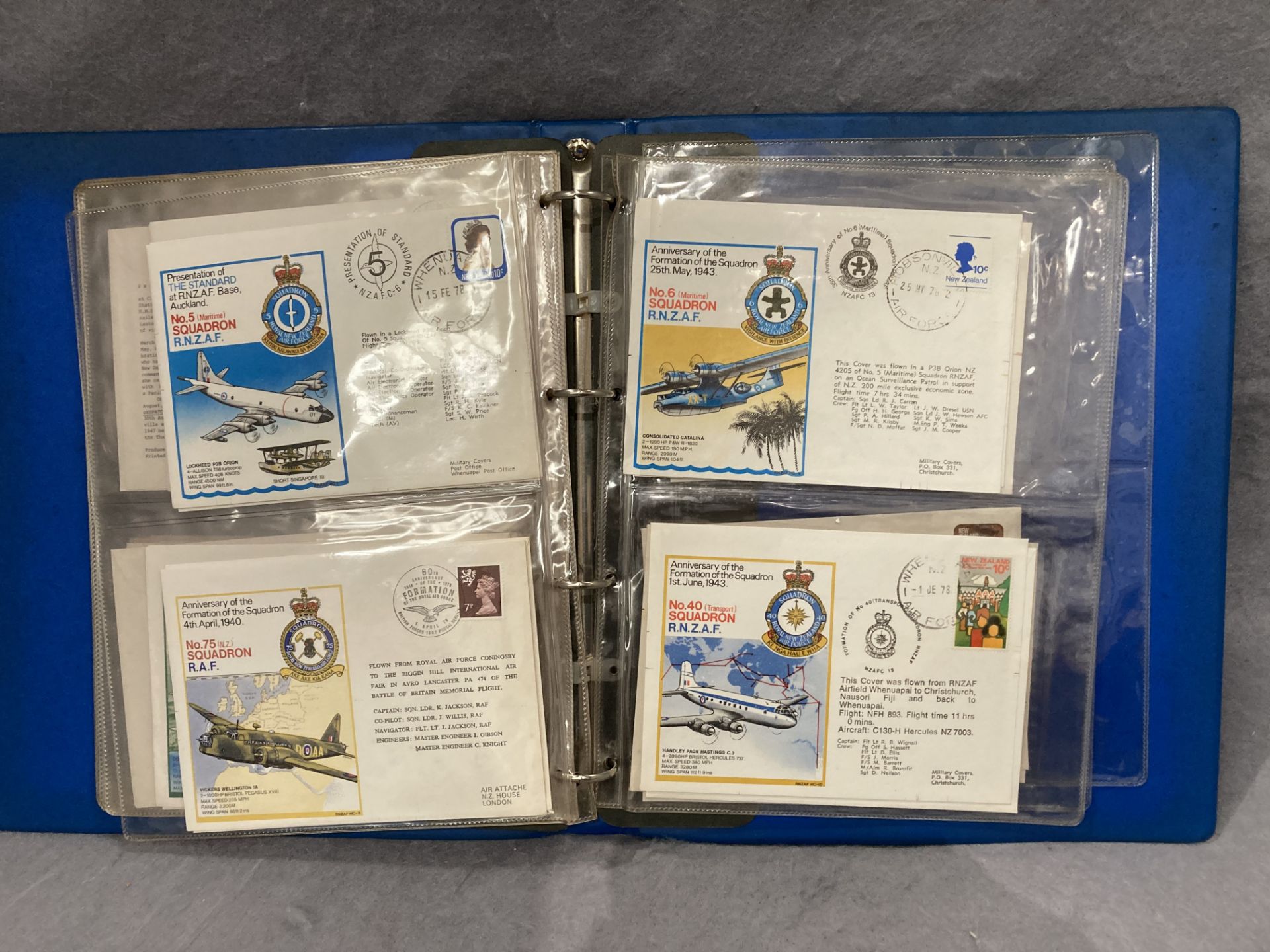 An album containing 48 New Zealand military, naval and air force covers, - Image 3 of 3