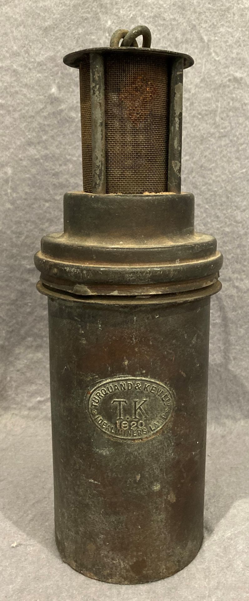 A Turquand & Kew Ltd Ideal Miners Lamp no TK/1820,