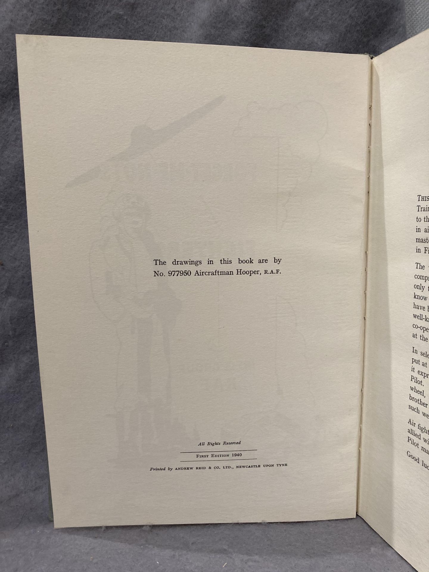 No 13 Group RAF 'Forget-Me-Nots for Fighters, first edition 1940, printed by Andrew Reid & Co. Ltd. - Image 4 of 14