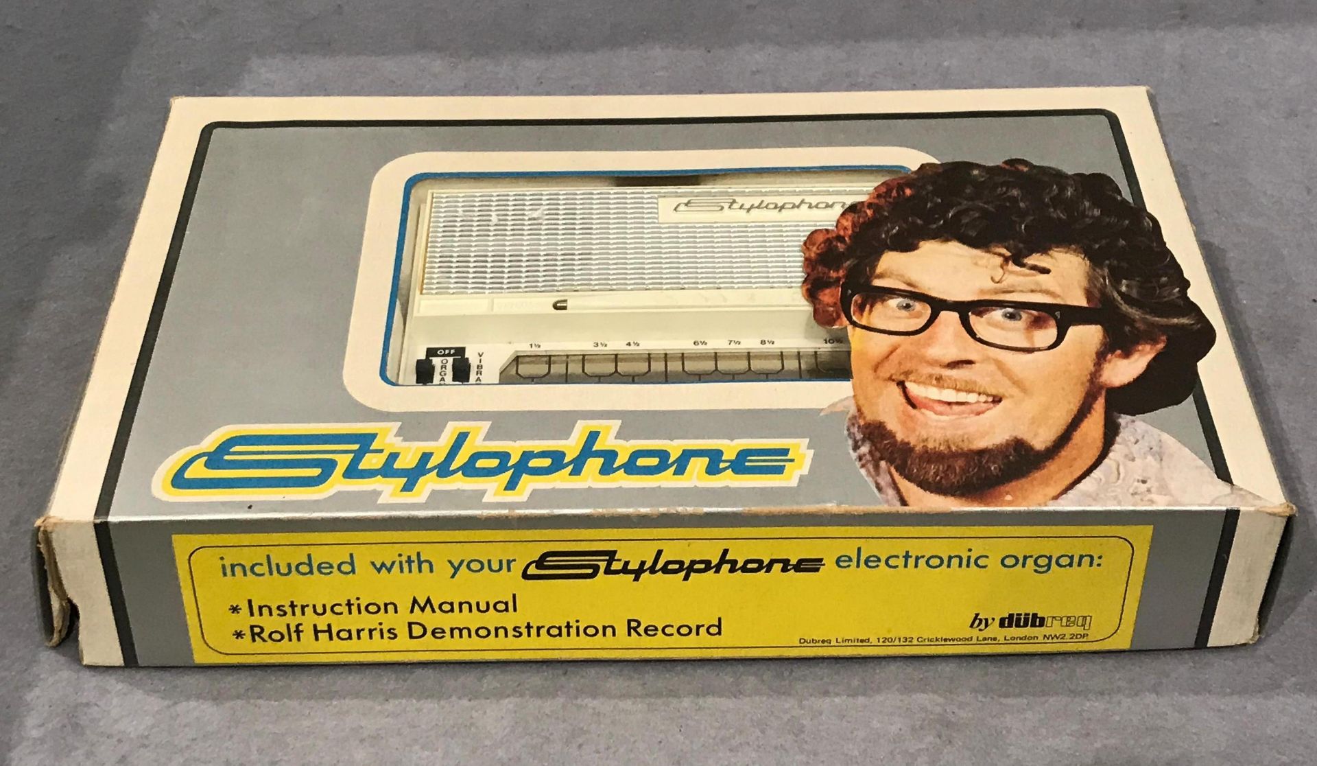 A Dubrey Rolf Harris pocket Stylophone electric organ (boxed) - Image 2 of 3