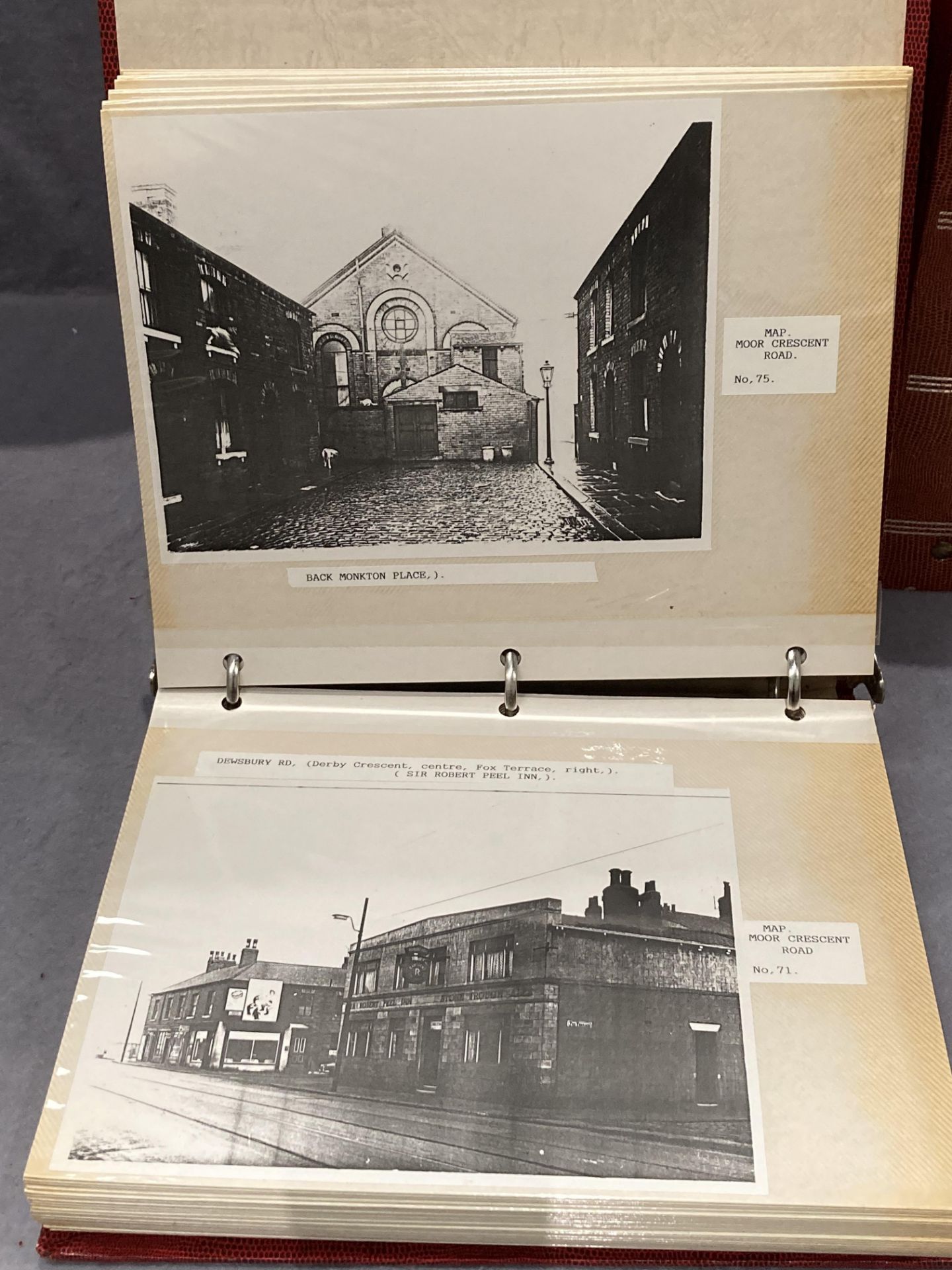 An interesting collection of nine photograph albums containing facsimile black and white - Image 18 of 29