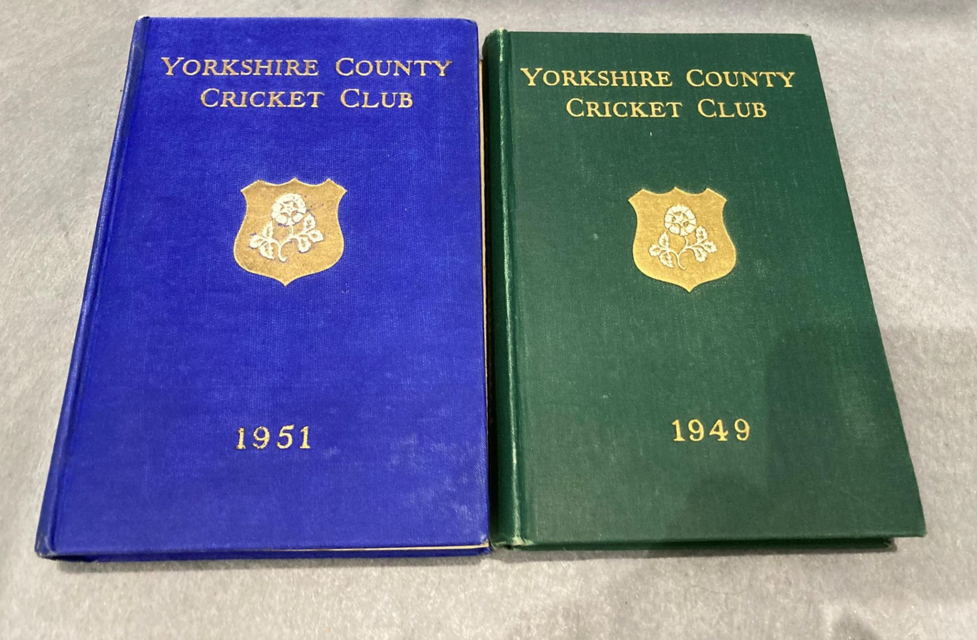 Contents to back of crate - twenty four Yorkshire Country Cricket year books 1949, 1951,1956, 1957, - Image 4 of 4