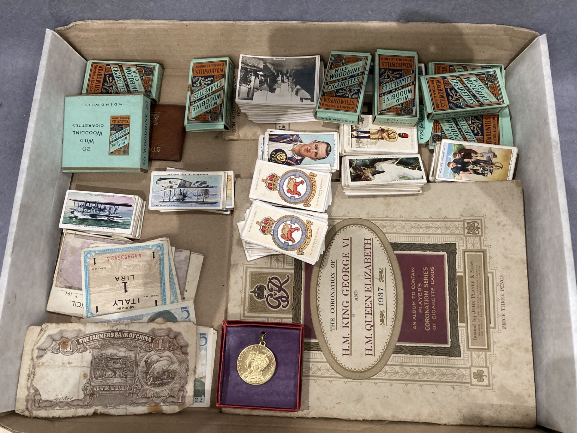 Contents to tray - seven albums of cigarette cards, John Player & Sons 'Sea Fishes', - Image 2 of 3