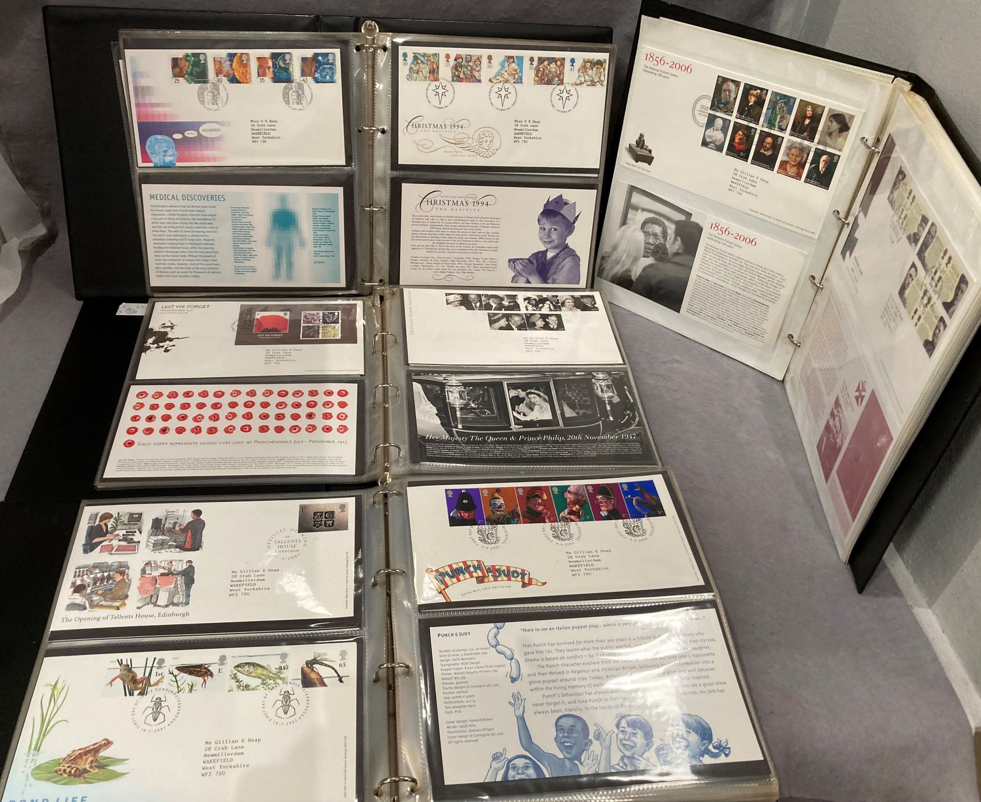 Four albums containing 192 Royal Mail First Day Covers from the early 1990s to mid 2000s, - Image 2 of 3